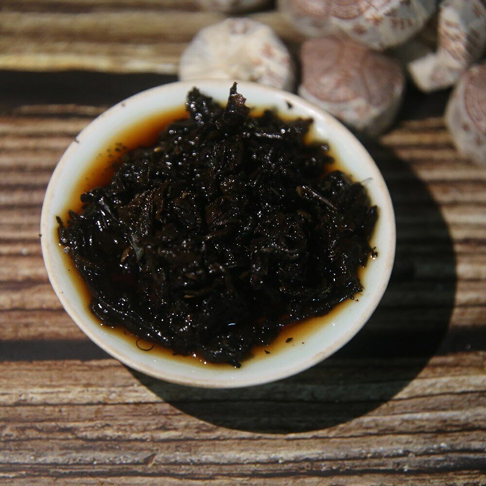HelloYoung Laocang yr Mini Puer Tuocha Glutinous Aroma Rice Ripe Puerh Tuo Cha