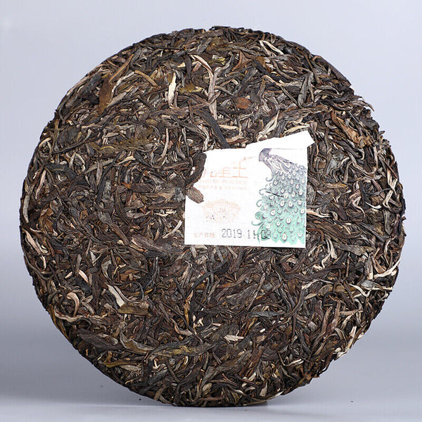 HelloYoung KING OF PEACOCK * Haiwan Menghai Old Tree Pu-erh Tea Raw 400g 20th Anniv