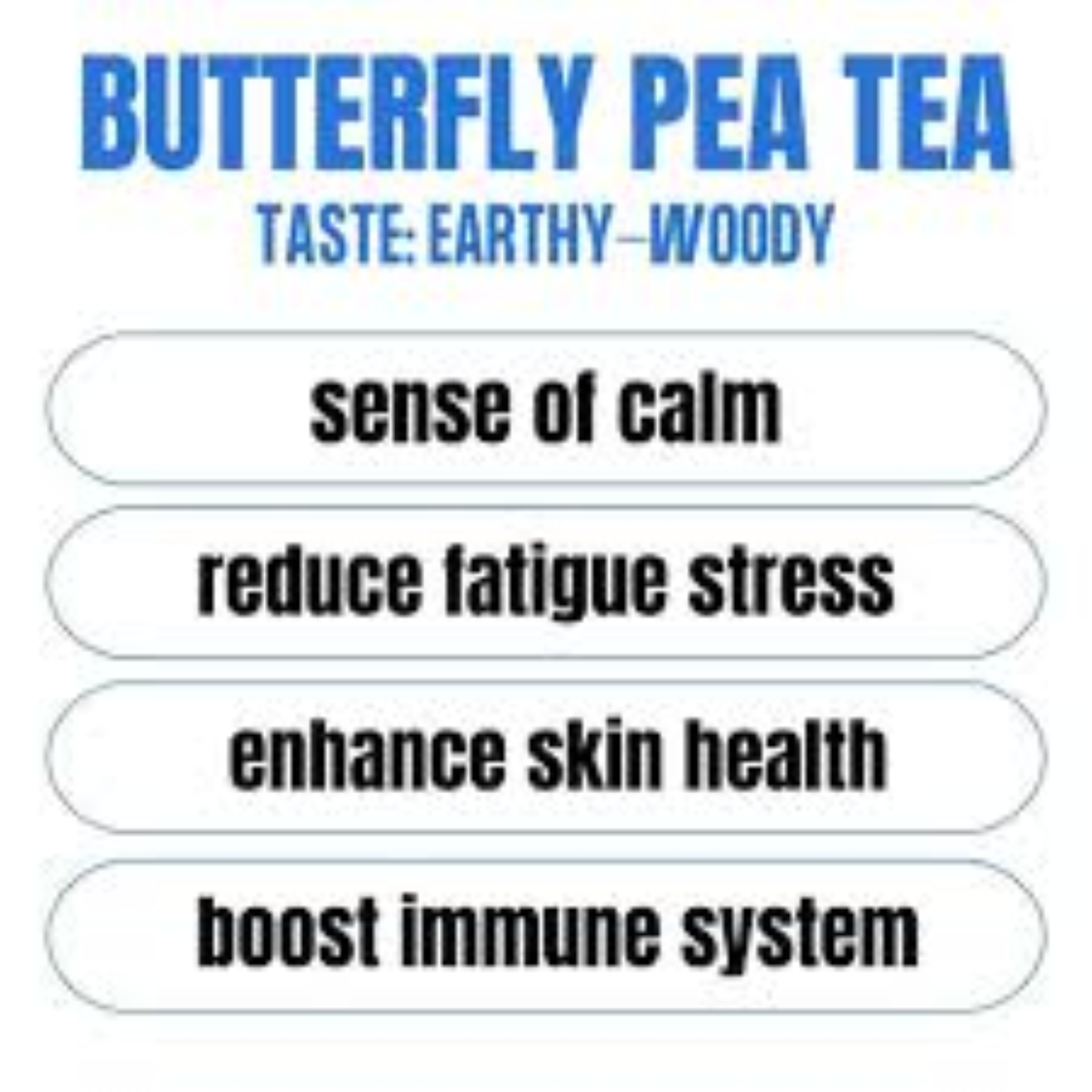 Dried Flower Natural Herbal Pure Drink 100% Butter*fly Pea Blue Organic Tea