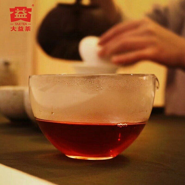 HelloYoung TAETEA Tea Ripe Puer Tea Dayi 8592 Batch 1901 Shu Puer 357g