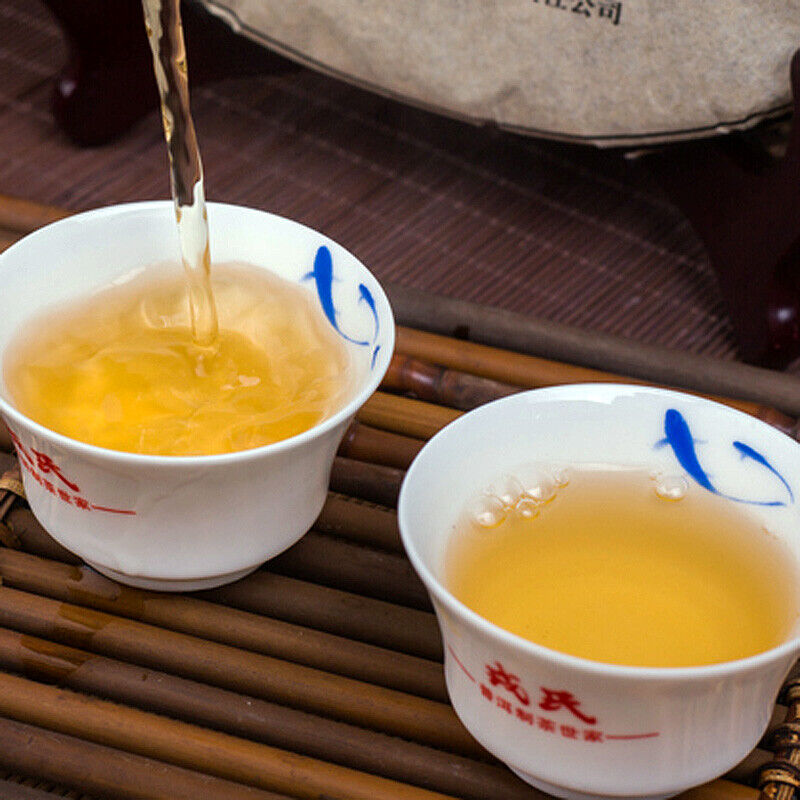 HelloYoung MENGKU Mang Fei Gu Shu Muyechun Puer Tea Mangfei Pu-erh Tea Cake 500g Raw Secondary image