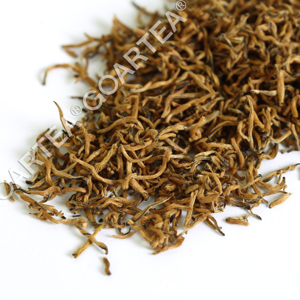 HelloYoung Tea50G 5Pcs*5g Nonpareil Supreme Organic Jinjunmei Golden Bud Eyebrow Black Tea