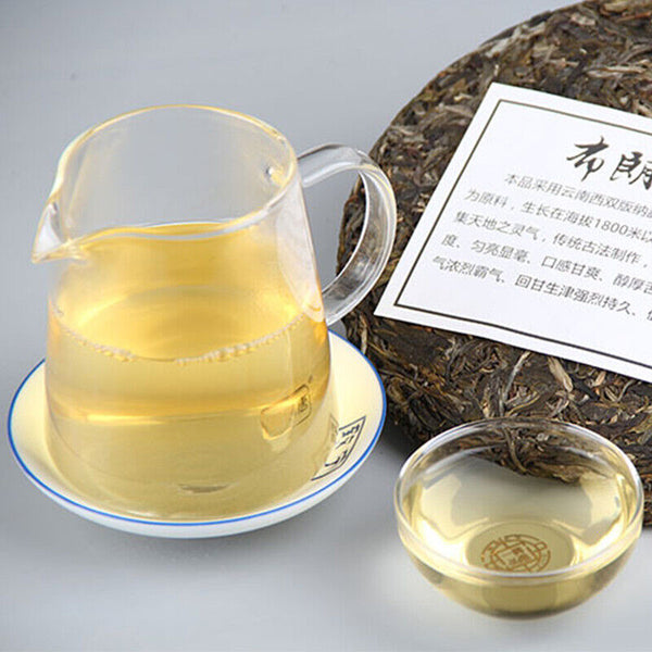 HelloYoung Bu Lang Zhen Wei Raw Puer Tea Raw Materials Shen Puer Tea 357g
