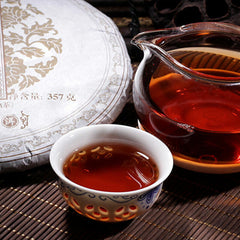 HelloYoung Colourful Yunnan Classical Puer Qing Feng Xiang CHEN XIANG Ripe Pu'er Tea 357g