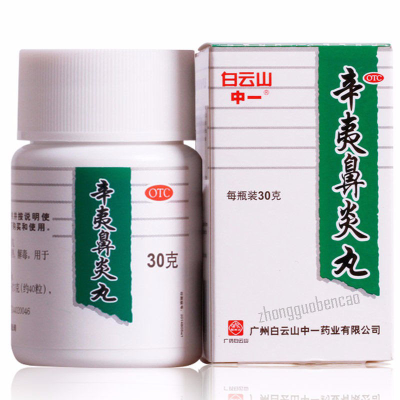 白云山辛夷鼻炎丸 Baiyunshan Xinyi Biyan Wan Main image