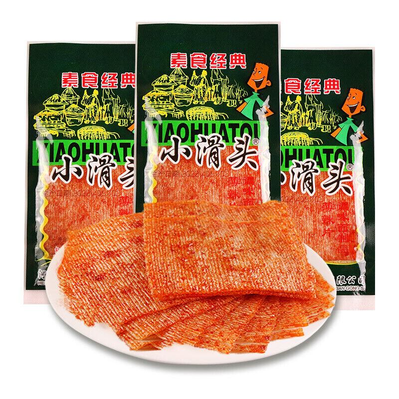 18g*10bags Xiaohuatou Spicy strips Old style Spicy Slices Spicy Gluten Snacks Main image