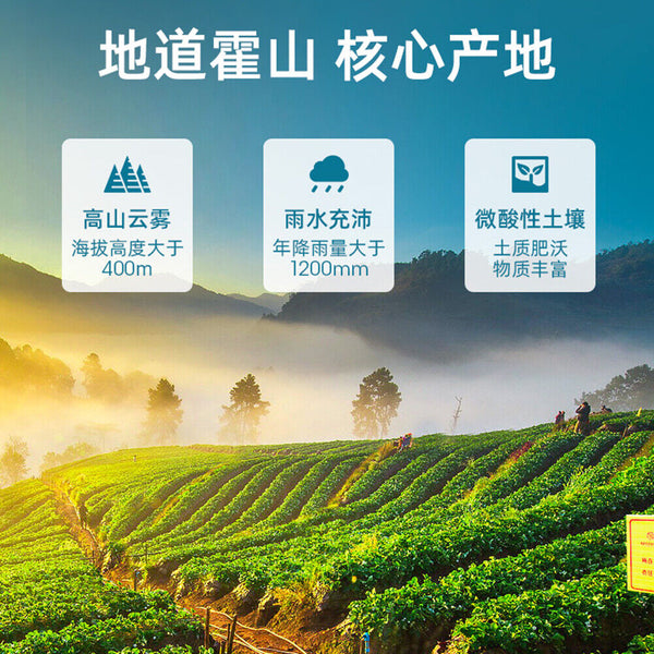 HelloYoung 100g tea Healthy Natural Herbal Tea 艺福堂茶叶特级新茶黄大茶 安徽霍山高山春茶 闷黄金黄茶 醇和焦香 解油腻解甜