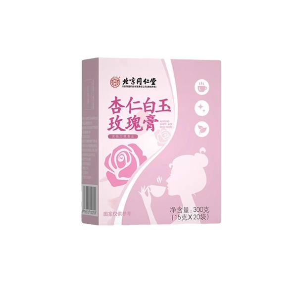 300g TongRenTang Almond White Jade Rose Cream 同仁堂杏仁白玉玫瑰膏300g/盒 甄选草本原料 美白膏 NEW