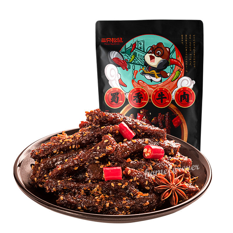 100g Würziges Rindfleisch Snack – Chinesische Spezialität, Schmackhafte Leckerei