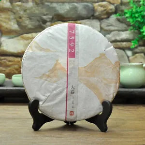 TAETEA Classic Ripe Pu'er Tea 7592 Dayi Puerh Ripe Yunnan Puer Tea 357g Main image