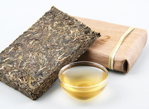 TemuTea 250g Yunnan Menghai Classical Puer Tea Brick Classical Old Tree Puerh Tea