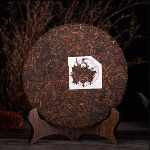 HelloYoung 357g Ripe Menghai Heaven Earth Royal Big Tree Lao Ban Zhang Pu-erh Tea Cake
