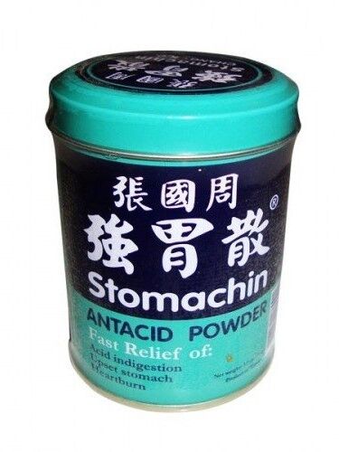 张国周强胃散 Zhang Guo Zhou Qiang Wei San Stomachin Herbal Antacid Powder Large Can