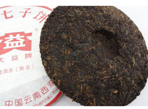 HelloYoung Pu Erh ORIGINAL TAETEA Menghai Dayi 7572 Classic Ripe Pu Er First Class 357g