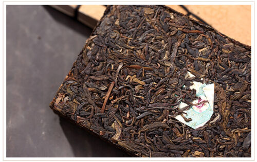 HelloYoung Bamboo Shell Cha Puerh Brick Tea Top-grade Menghai Dayi Cha Puer Tea Brick 250g