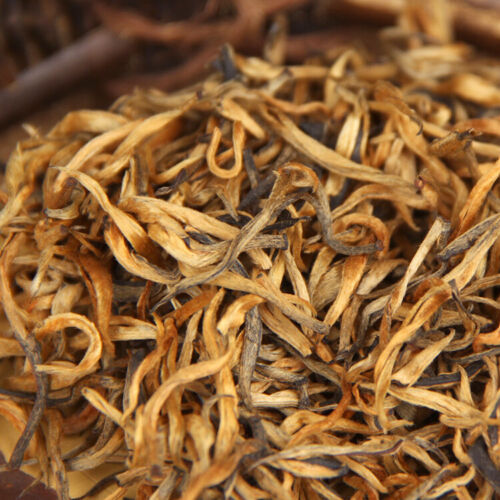 HelloYoung 70g Chinese Black Tea Dian Hong Natural Tea Dianhong Gold Bud Red Rhyme Jin Ya