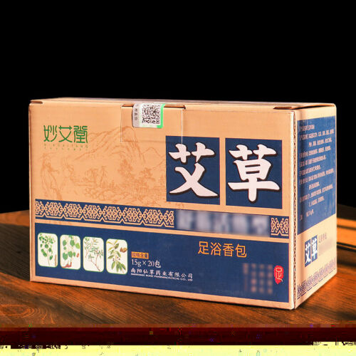 Miao Ai Tang Ai Cao Zu Yu Xiang Bao妙艾堂艾草足浴香包泡脚必备艾草包20袋/盒 Secondary image