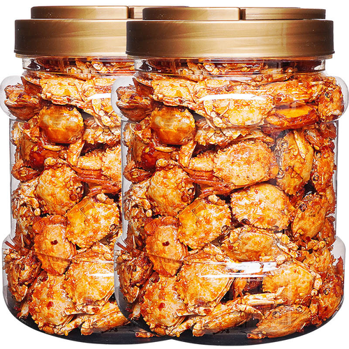 NEW  Instant Canned Cooked Seafood Casual Deep Sea Snack Spicy Small Sea Crab