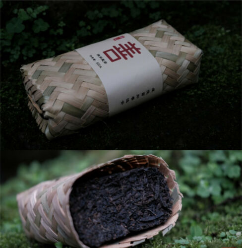 Gao Dang Hei Cha Ya An Lao Shu Cha Shou Gong Cha高档黑茶雅安老树茶手工茶中国茶砖礼物500g