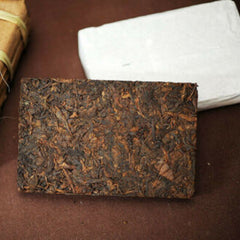 HelloYoung PU'ER Tea Lao Man E Pu-erh Tea Brick Ripe Puer Ancient Tree Pu'er Tea 500g