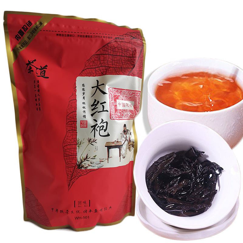 250g Da Hong Pao Tea Chinese Big Red Robe Black Oolong Tea Original Organic Gift Tea Main image