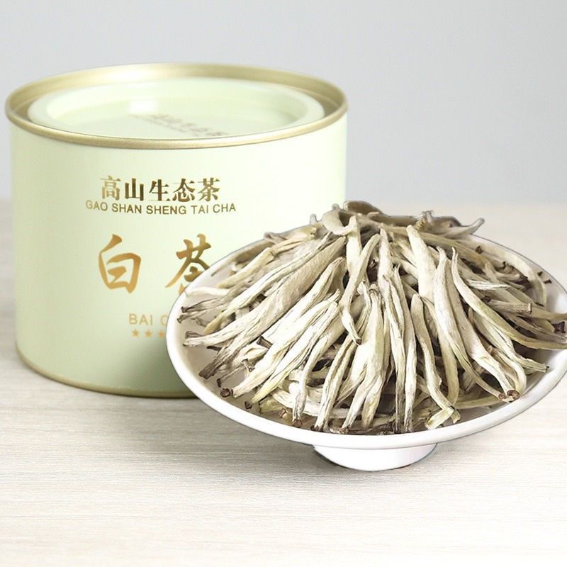 HelloYoung White Hairs Silver Needle Fuding White Tea Spring Tea Ming Qian First Pick 50g