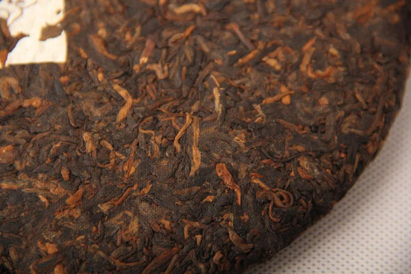 HelloYoung Menghai Early Spring Ripe Puer Nannuo Mountain Qizi Tea Cake 357g Shu Puer
