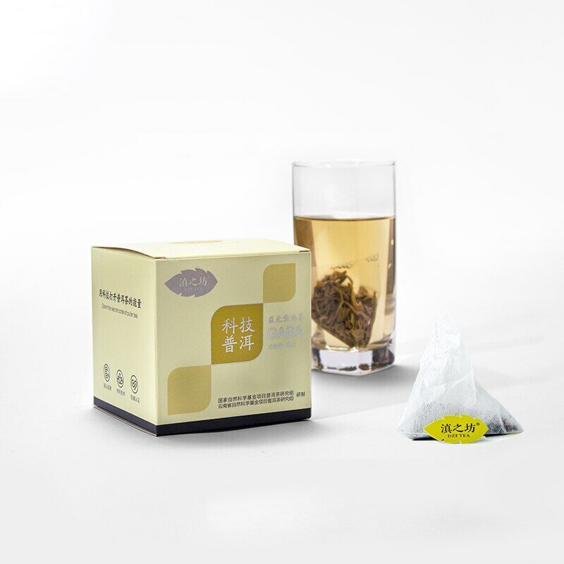 HelloYoung 25 Pcs Yunnan Gaba Shen Puer Teabags Gabaron Tea Raw Puerh Teabags Calming Tea Main image