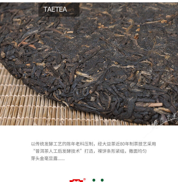 HelloYoung Golden Fruit * Menghai Tea Factory TAETEA Puerh Shu Dayi Ripe Puer Tea 357g