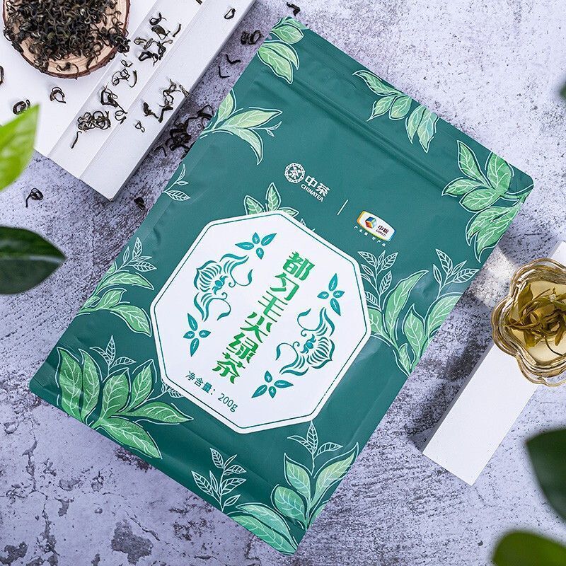 HelloYoung CHINATEA Guizhou Du Yun Mao Jian Spring Tea Fishhook Maojian Green Tea 200g