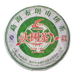 HelloYoung Laomane Menghai Bulang Mountain Big Tree Pu-erh Tea Cake 2014 357g Raw Pu'er Tea