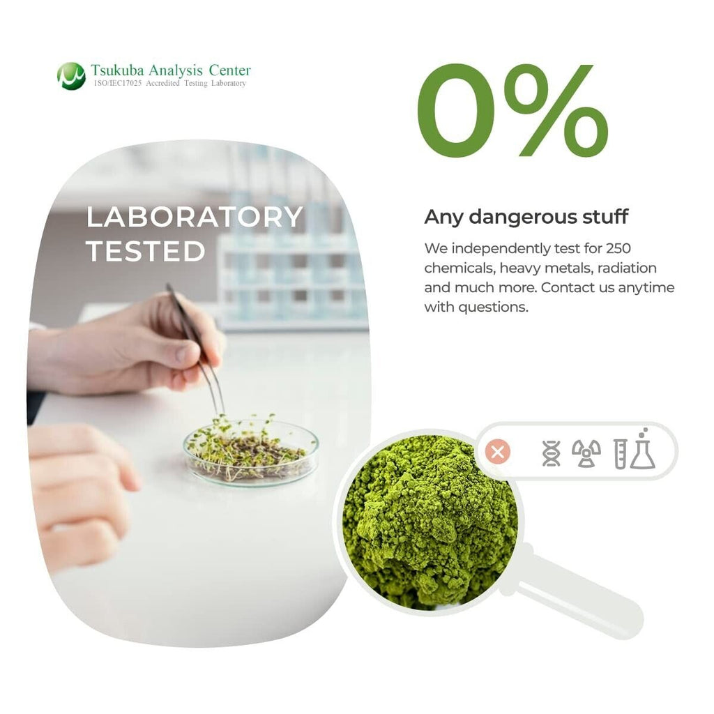 100% Pure Japanese Culinary Matcha Green Tea Powder Organic nonGMO Vegan, 80g