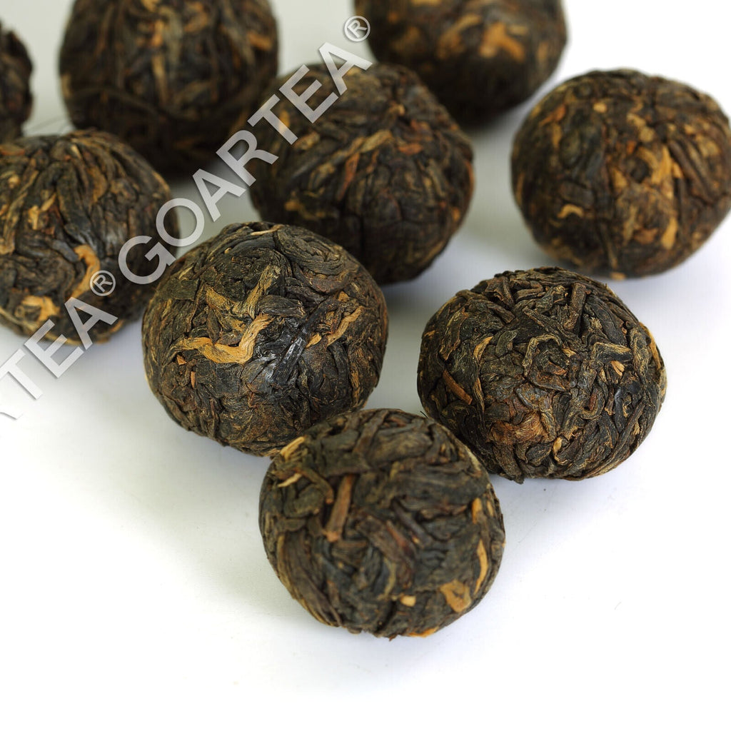 HelloYoung TeaHELLOYOUNG Supreme Yunnan Black Tea Dragon Pearl Fengqing Dian Hong Golden Buds